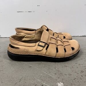 Footprints by Birkenstock Merced Honey Leather Comfort Sandals Mens Size 11